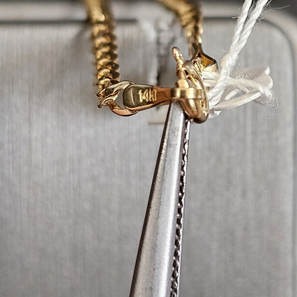 14k gold necklace 20 inch - Picture 6 of 6